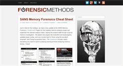 Desktop Screenshot of forensicmethods.com